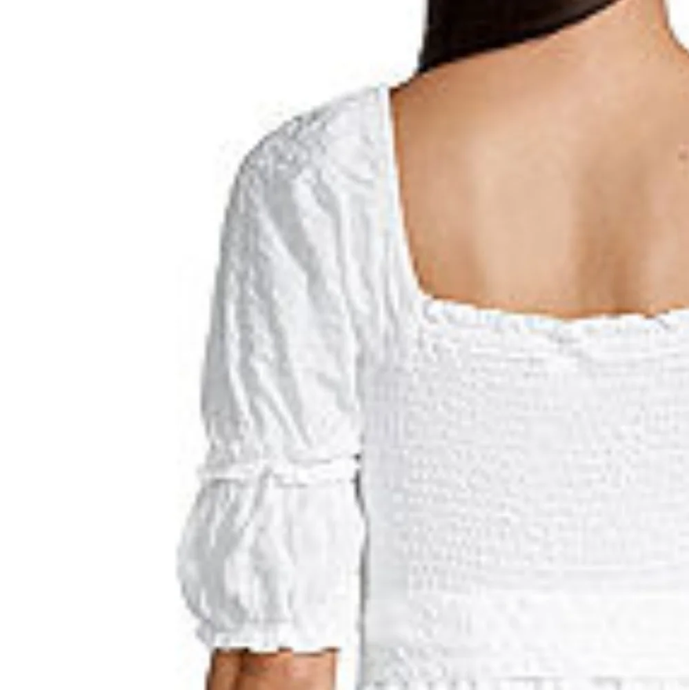 PAYTON and Parker Elbow Puff Sleeve A line Dress